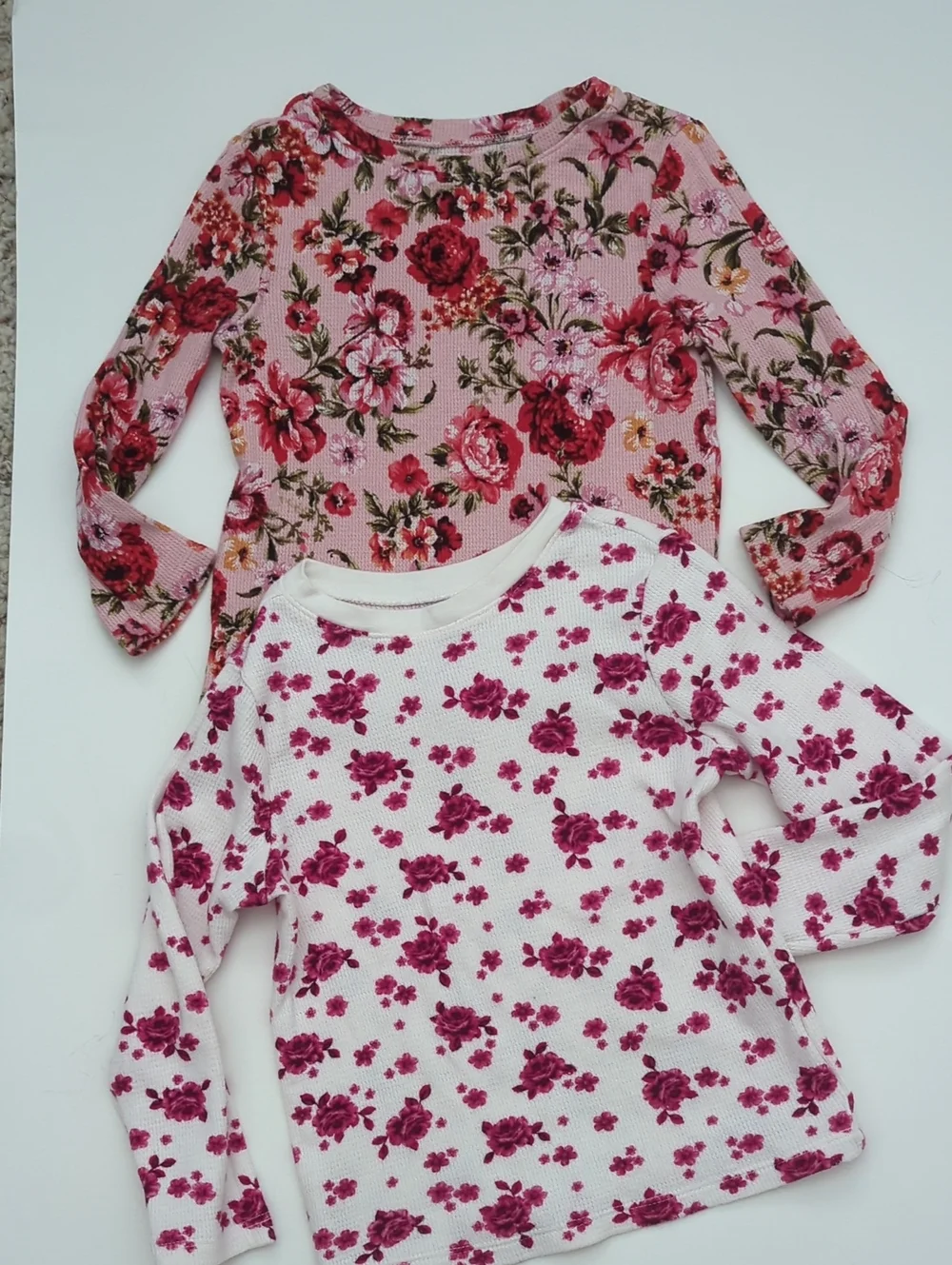 Old Navy Thermal Floral T-shirt Bundle 4T